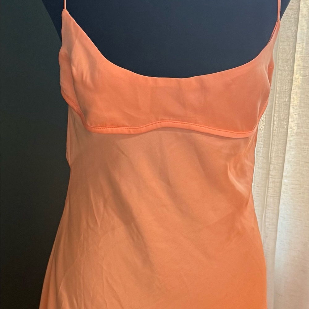 Zara Vibrant Orange Chemise